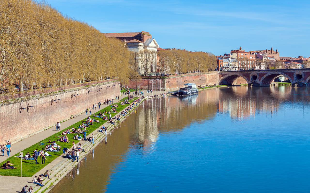 Rive de la Garonne Toulouse
